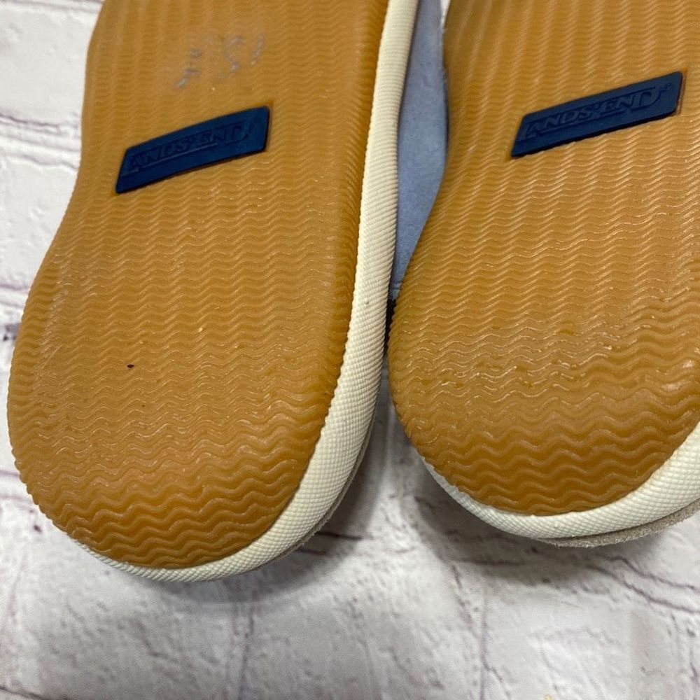 Lands End Leather Slide Mules‎ Blue 6 Wide - Picture 11 of 11